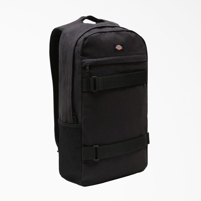 Black Dickies Duck Canvas Men\'s Backpack | 213-VLKOTN