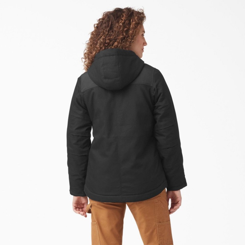 Black Dickies DuraTech Renegade Insulated Women's Jacket | 584-GWEVYT