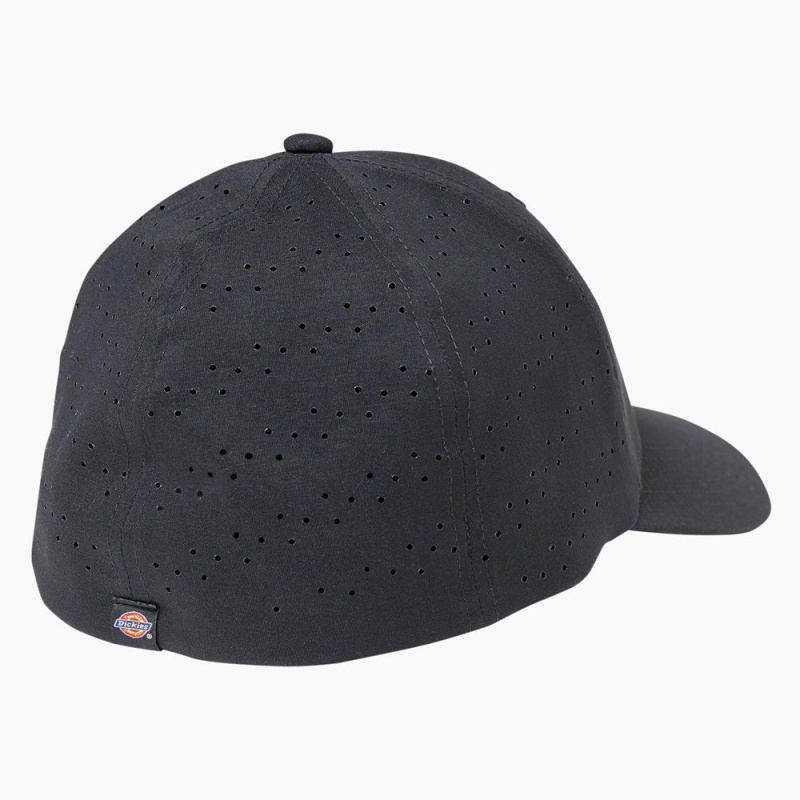 Black Dickies FLEX Cooling Men's Cap | 562-FWZCVN