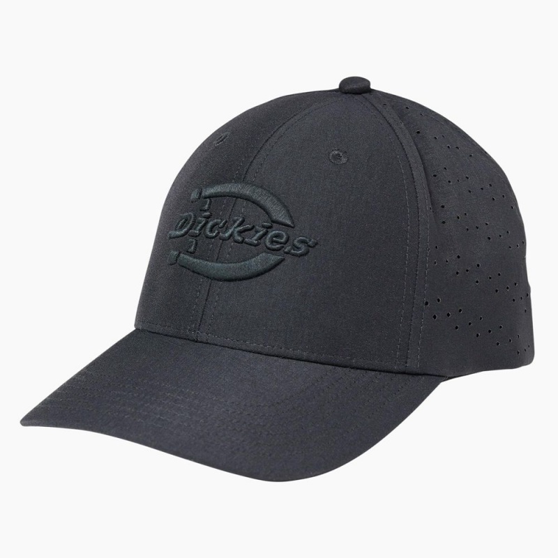 Black Dickies FLEX Cooling Men\'s Cap | 562-FWZCVN