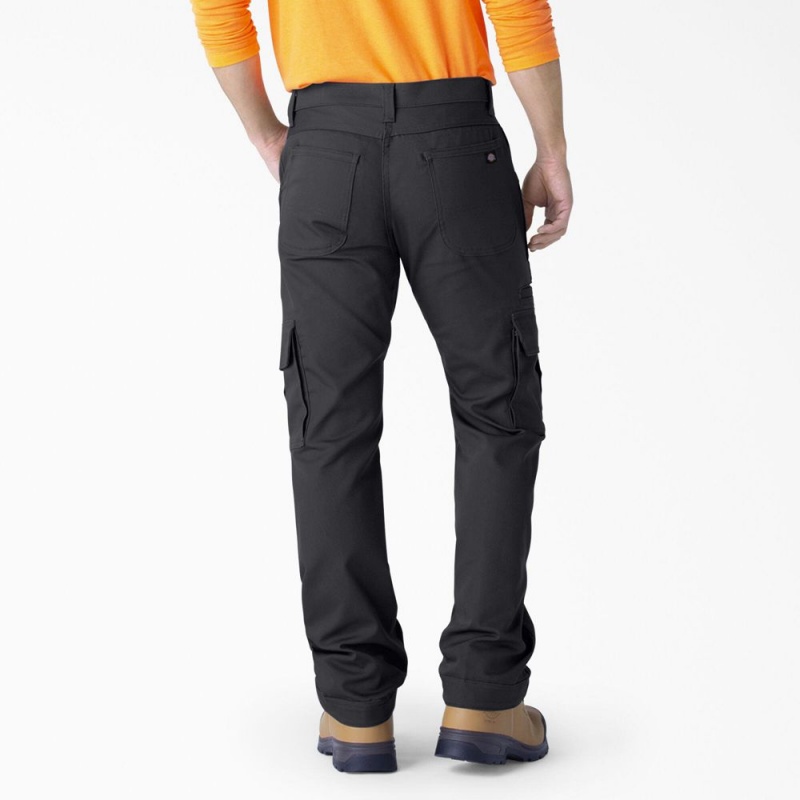 Black Dickies FLEX DuraTech Relaxed Fit Ripstop Men's Cargo Pants | 739-HATNML