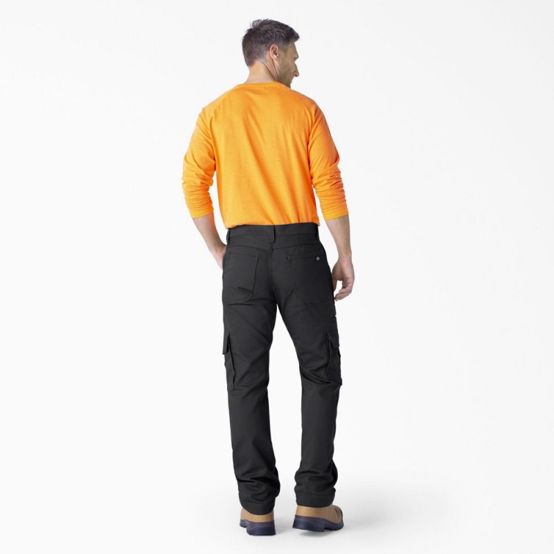 Black Dickies FLEX DuraTech Relaxed Fit Ripstop Men's Cargo Pants | 739-HATNML