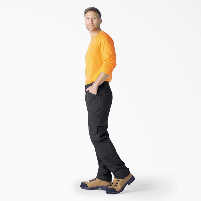 Black Dickies FLEX DuraTech Relaxed Fit Ripstop Men's Cargo Pants | 739-HATNML