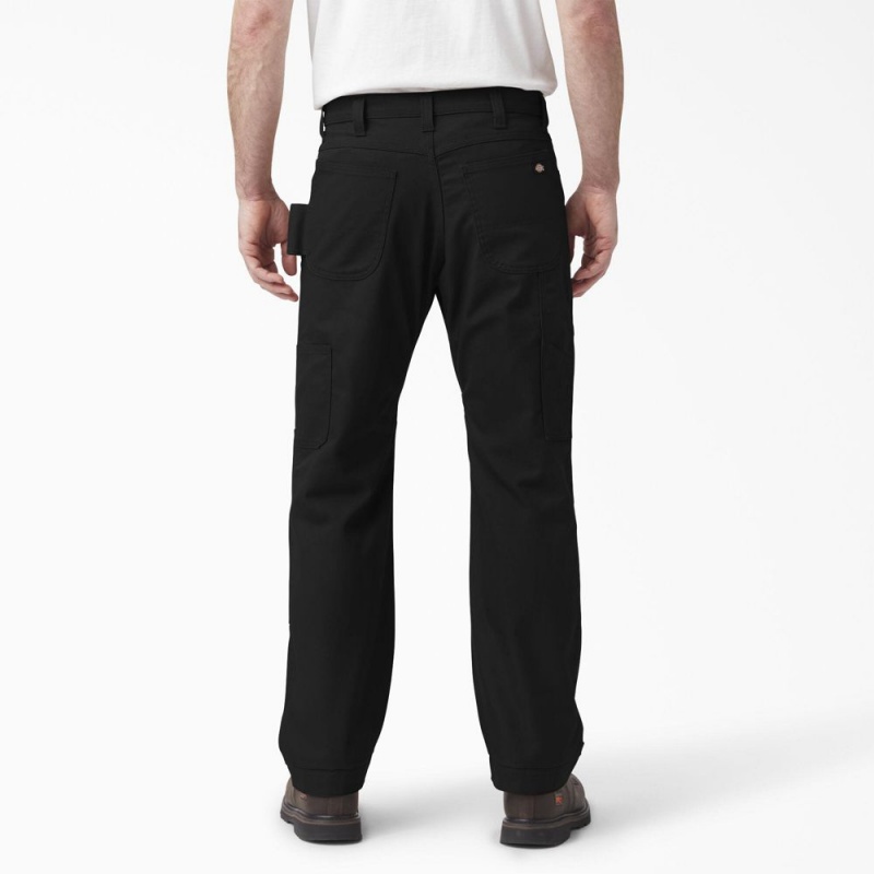 Black Dickies FLEX DuraTech Relaxed Fit Duck Men's Pants | 208-TLOCIK