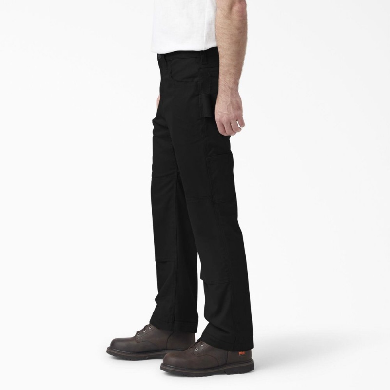 Black Dickies FLEX DuraTech Relaxed Fit Duck Men's Pants | 208-TLOCIK