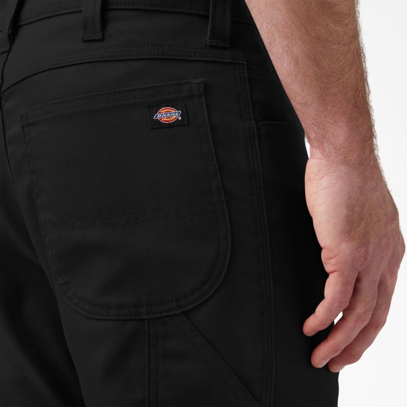 Black Dickies FLEX DuraTech Relaxed Fit Duck Men's Pants | 208-TLOCIK