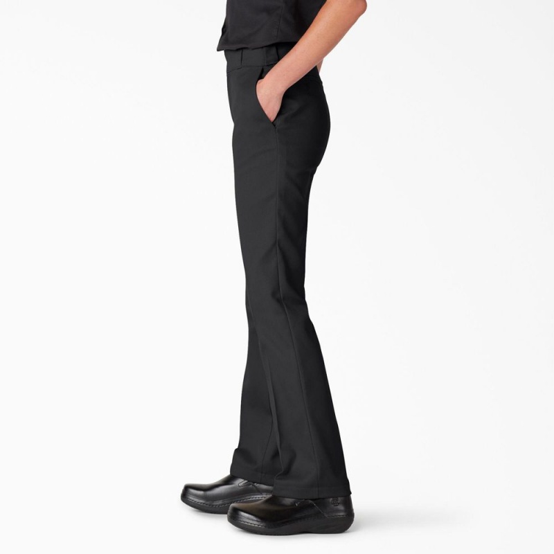 Black Dickies FLEX Original Fit Women's Work Pants | 904-NCHELW