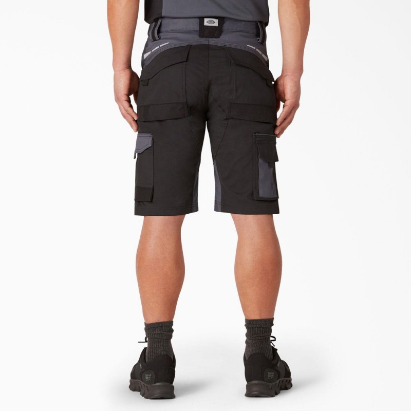 Black Dickies FLEX Performance Workwear GDT Cargo Men's Shorts | 658-QIPREL