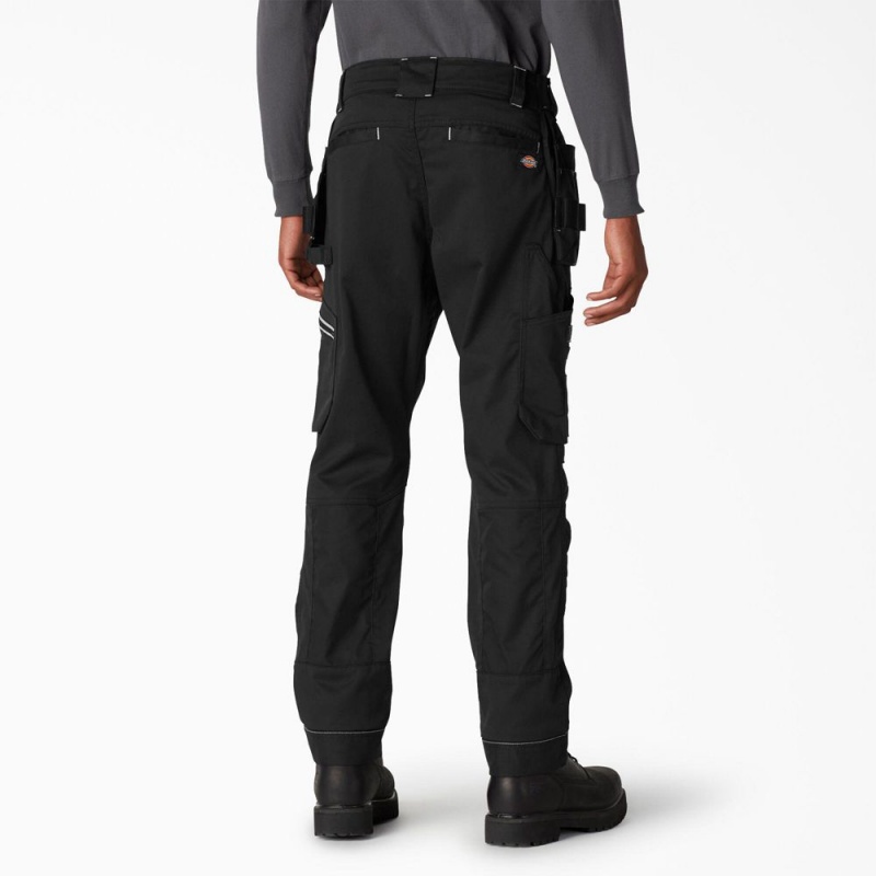 Black Dickies FLEX Performance Workwear Regular Fit Holster Men's Pants | 052-KANLUO