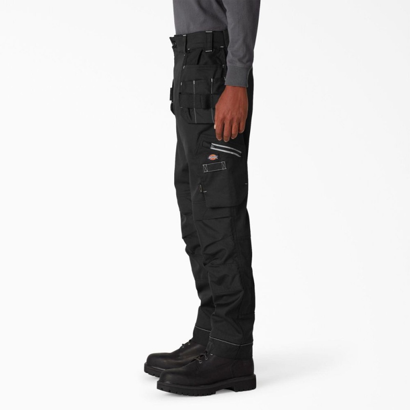 Black Dickies FLEX Performance Workwear Regular Fit Holster Men's Pants | 052-KANLUO