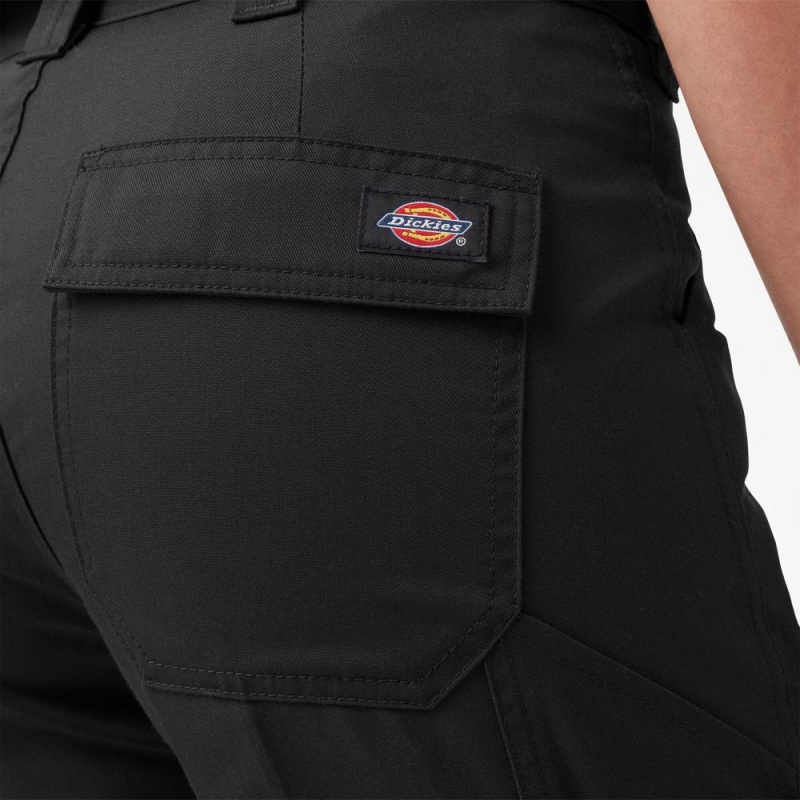 Black Dickies FLEX Regular Fit Women's Cargo Pants | 720-HMJIRO