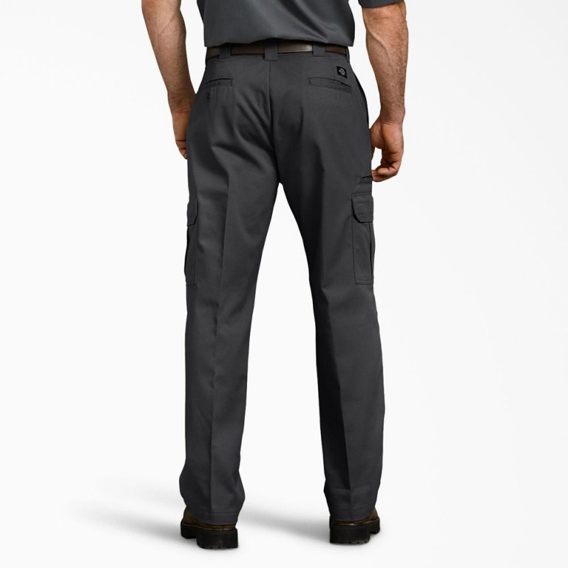 Black Dickies FLEX Relaxed Fit Men's Cargo Pants | 789-OMYSKV