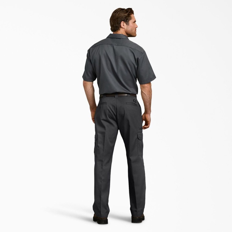 Black Dickies FLEX Relaxed Fit Men's Cargo Pants | 789-OMYSKV