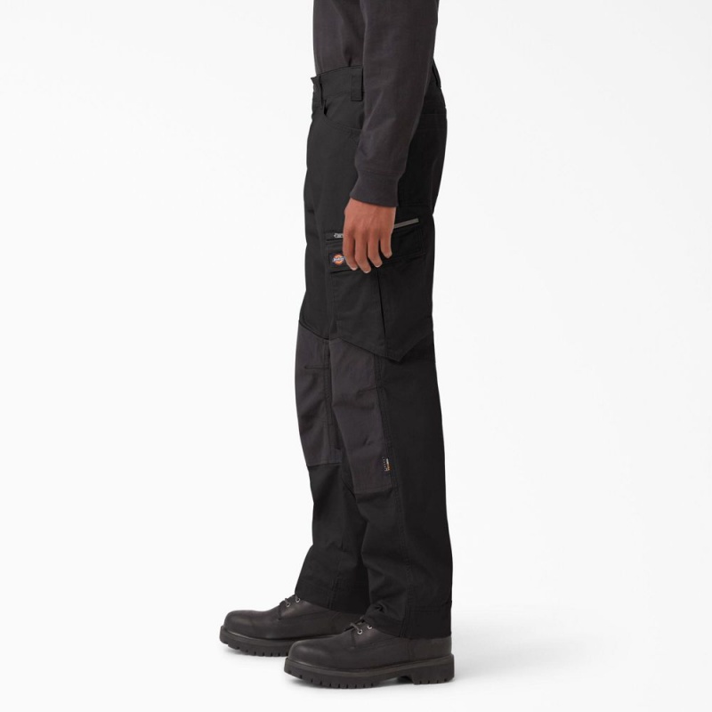 Black Dickies FLEX Temp-iQ® 365 Regular Fit Men's Pants | 870-CTYRDL