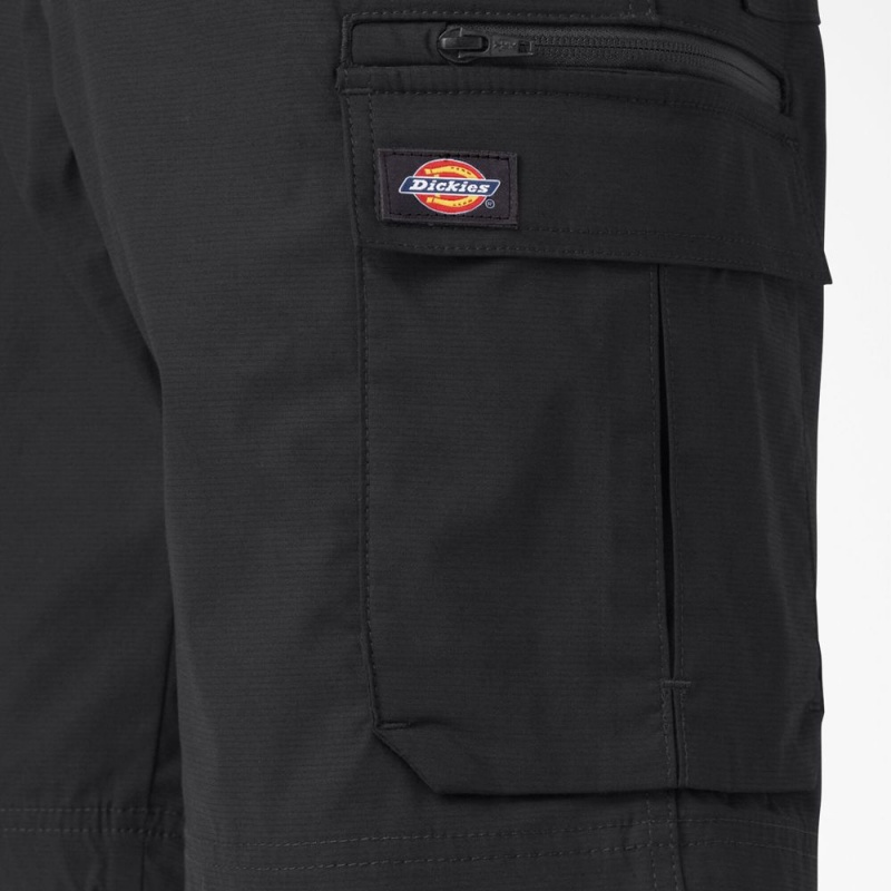 Black Dickies FLEX Temp-iQ® 365 Regular Fit Men's Shorts | 958-KYDWEZ