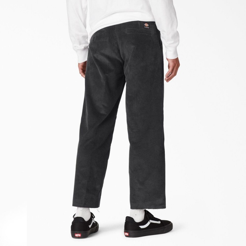 Black Dickies Franky Villani Sicko Loose Fit Corduroy Double Knee Men's Pants | 750-JDNQKX