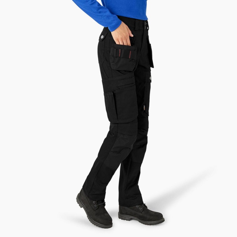 Black Dickies Holster Women's Work Pants | 071-ATDSCP