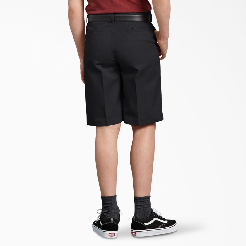 Black Dickies Husky Classic Fit Kids' Shorts | 486-ZEGPCH