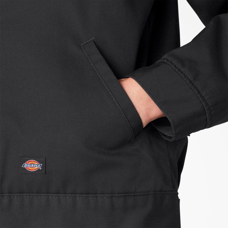 Black Dickies Insulated Eisenhower Women's Jacket | 930-KDQYIN