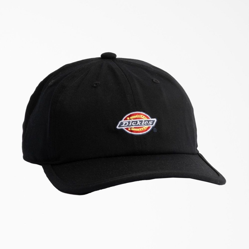 Black Dickies Low Pro Logo Dad Men\'s Hat | 263-UHEZQX