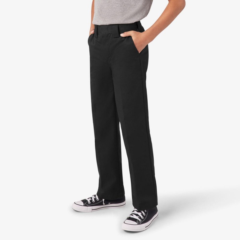 Black Dickies Original 874® Work Kids' Pants | 761-SFEYMQ