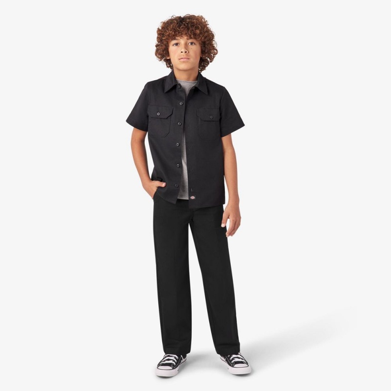 Black Dickies Original 874® Work Kids' Pants | 761-SFEYMQ