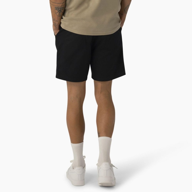 Black Dickies Pelican Rapids Relaxed Fit Men's Shorts | 349-WMQIYV