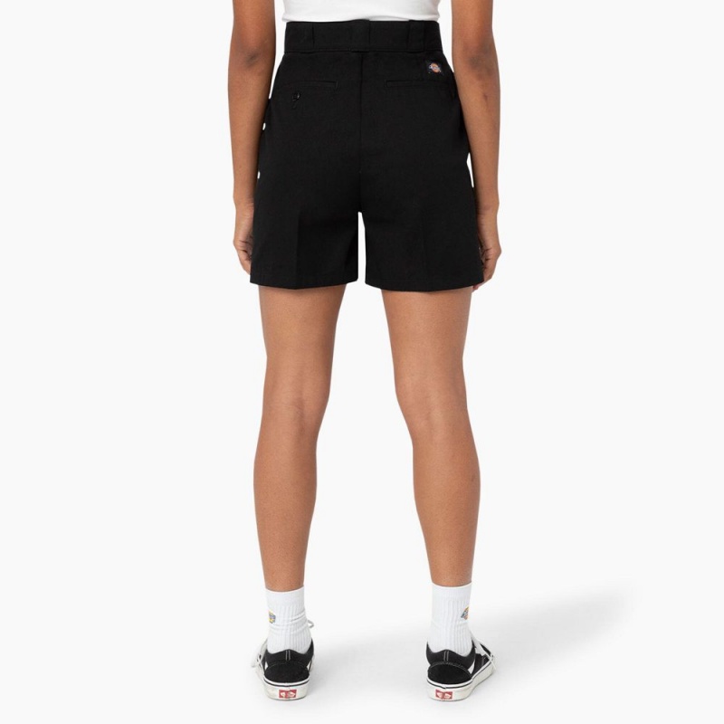 Black Dickies Phoenix Women's Shorts | 968-RDTJVG