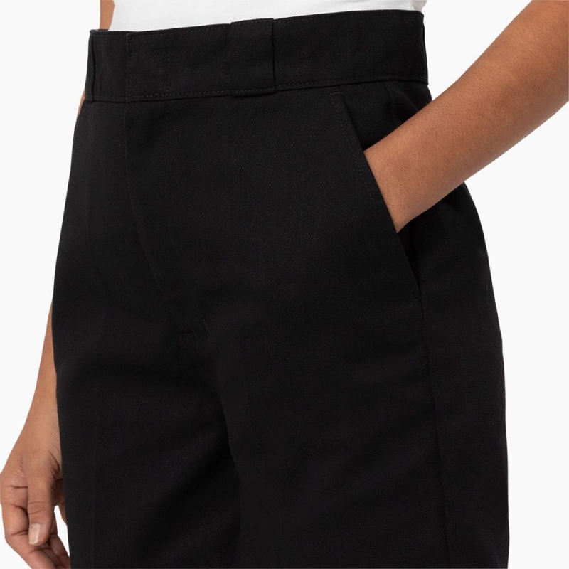 Black Dickies Phoenix Women's Shorts | 968-RDTJVG