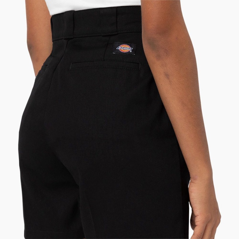 Black Dickies Phoenix Women's Shorts | 968-RDTJVG