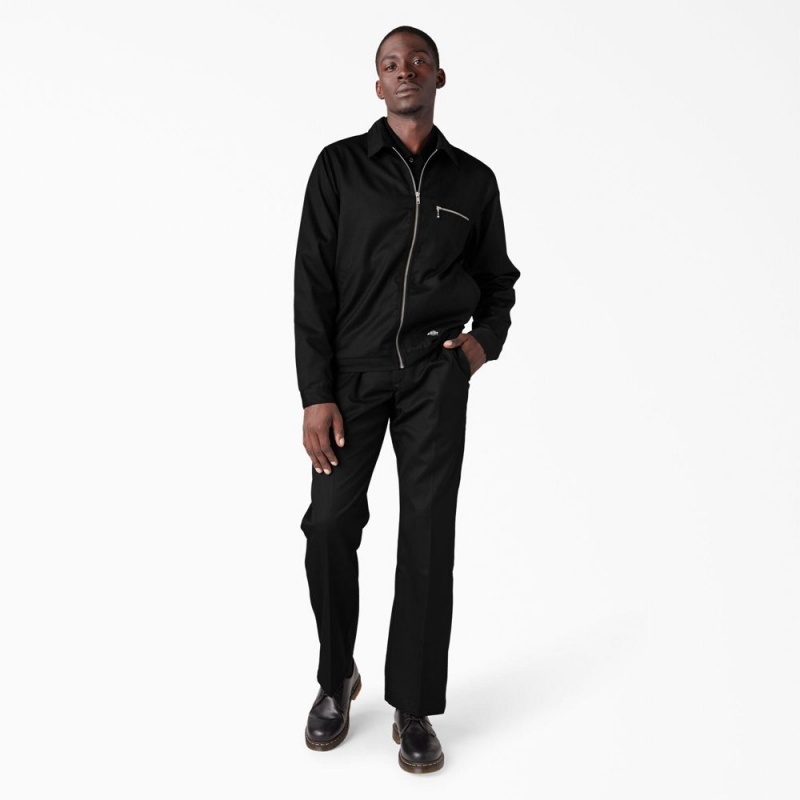 Black Dickies Premium Collection Eisenhower Men's Jacket | 158-SBWZAV