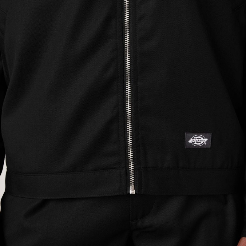 Black Dickies Premium Collection Eisenhower Men's Jacket | 158-SBWZAV