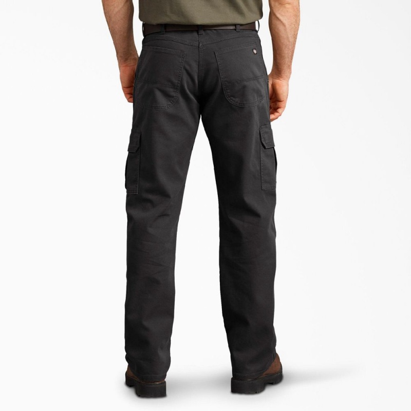 Black Dickies Regular Fit Duck Men's Cargo Pants | 149-OGPFZX