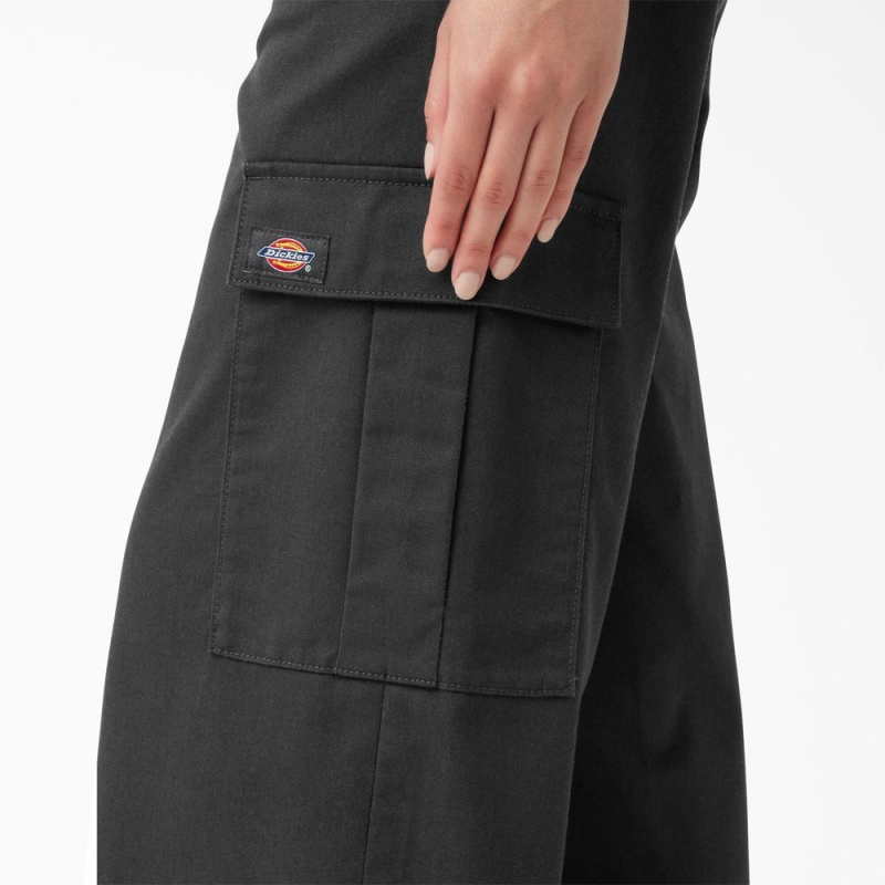 Black Dickies Regular Fit Women's Cargo Pants | 217-MPBXOA