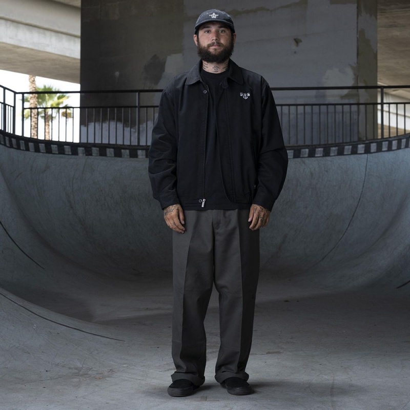 Black Dickies Ronnie Sandoval Eisenhower Men's Jacket | 531-CIWYTB