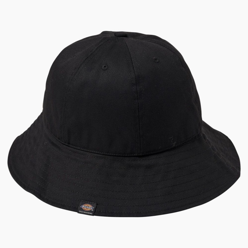 Black Dickies Skateboarding Dome Bucket Women's Hat | 389-HGDUSO