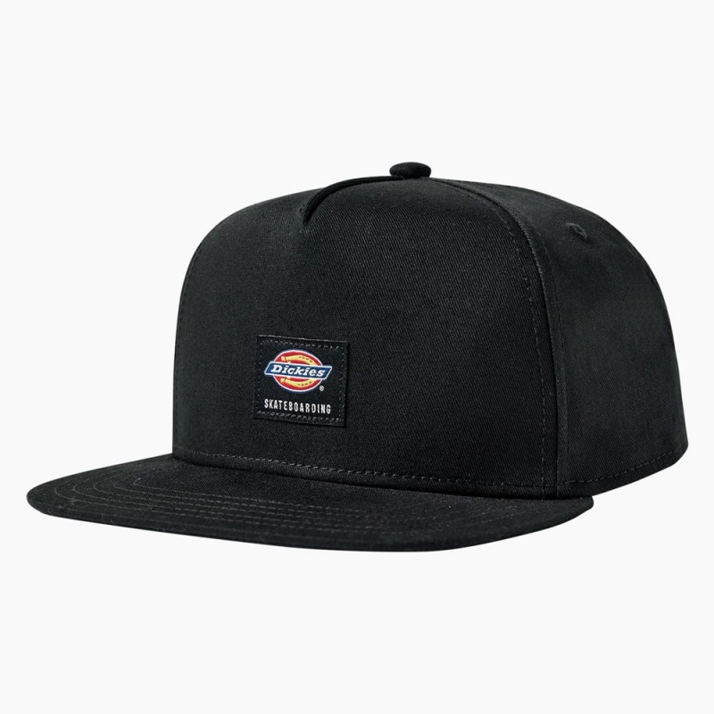 Black Dickies Skateboarding Mid Pro Women's Cap | 106-NEAVBC