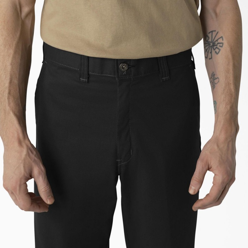 Black Dickies Skateboarding Regular Fit Double Knee Men's Pants | 846-BGTNPD