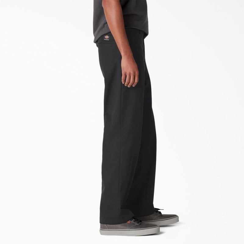 Black Dickies Skateboarding Regular Fit Twill Men's Pants | 574-NRYBLD