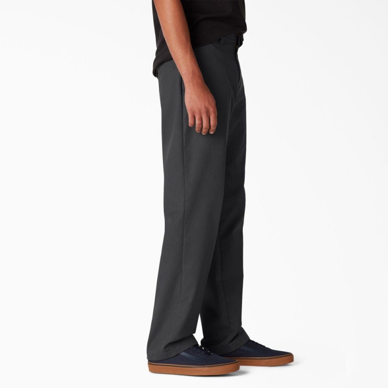 Black Dickies Skateboarding Slim Fit Men's Pants | 102-PQWGSB