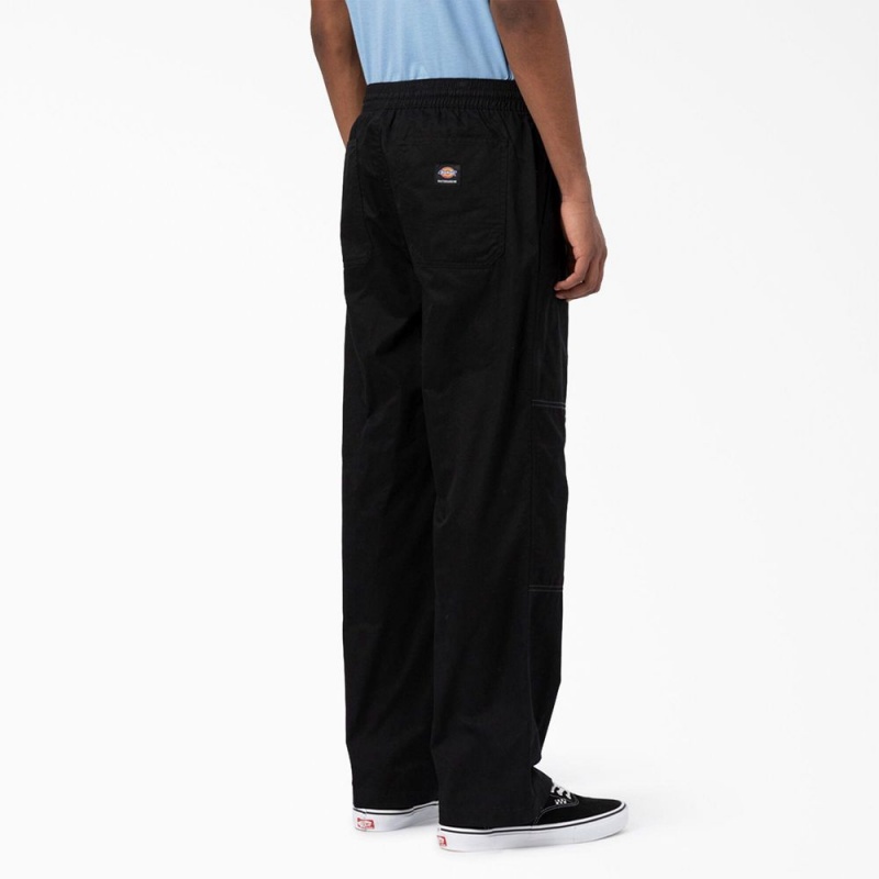 Black Dickies Skateboarding Summit Relaxed Fit Chef Men's Pants | 368-JLTKEQ