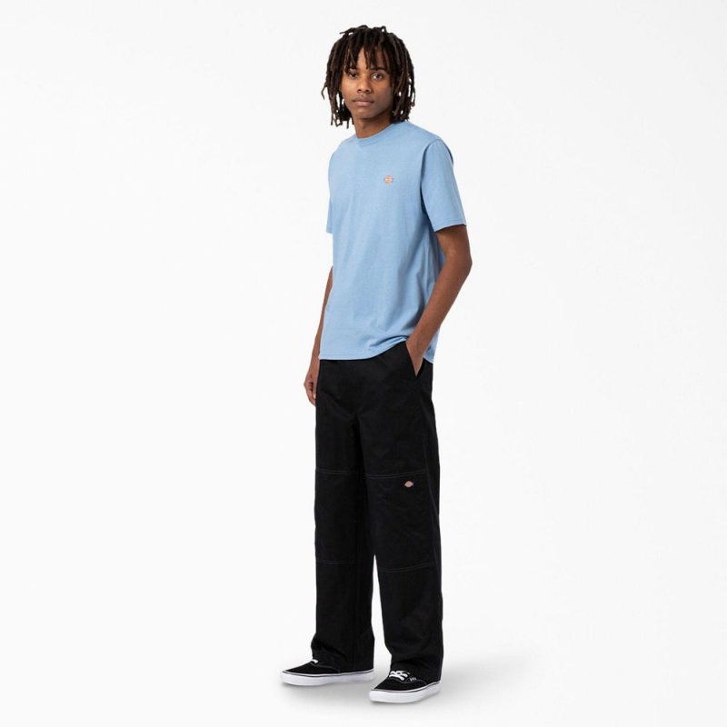 Black Dickies Skateboarding Summit Relaxed Fit Chef Men's Pants | 368-JLTKEQ