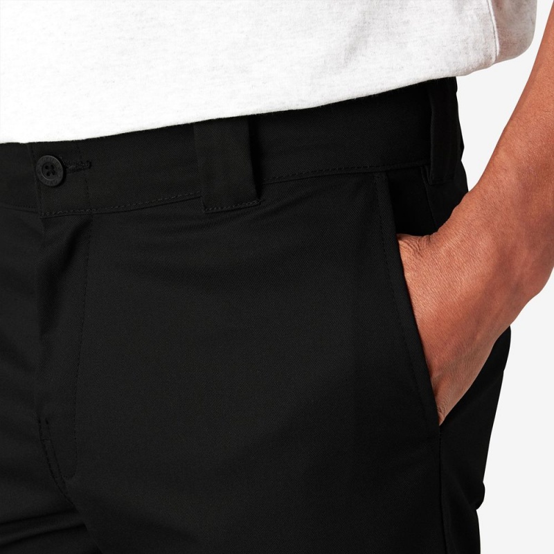 Black Dickies Slim Fit Men's Cargo Pants | 907-XZPLFA