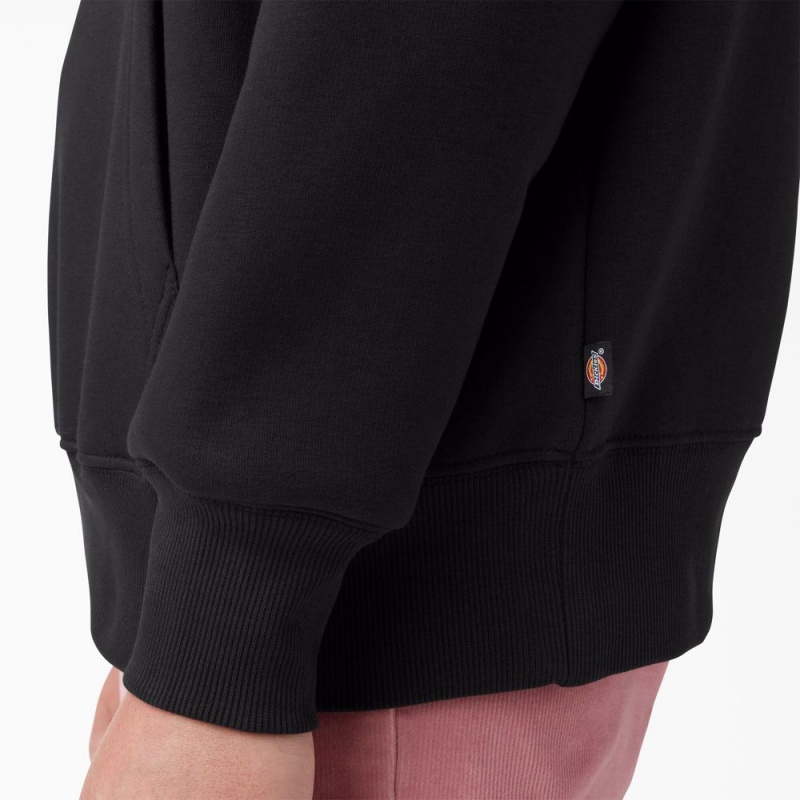 Black Dickies Summerdale Women's Hoodie | 245-KCNDSG