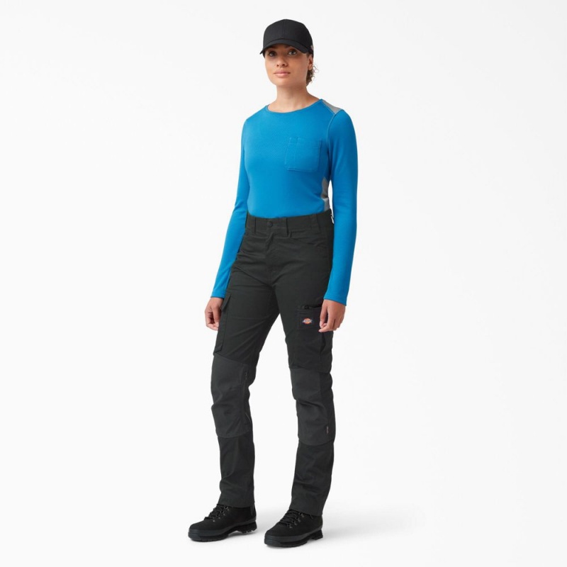 Black Dickies Temp-iQ® 365 Women's Pants | 036-EHXGTY