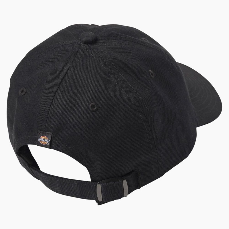 Black Dickies Twill Men's Cap | 219-RASMWY