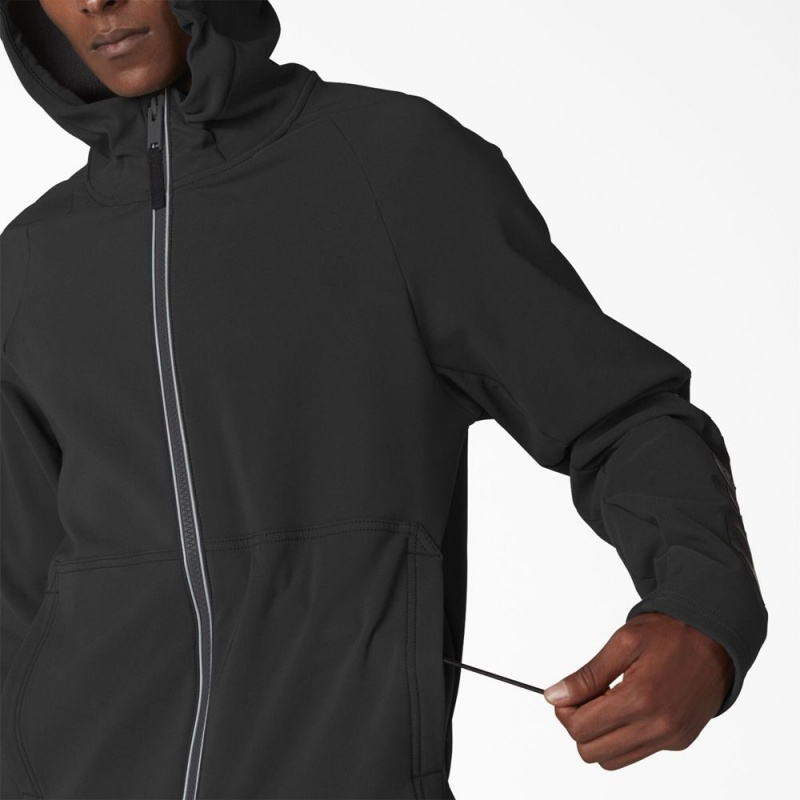 Black Dickies Ultimate ProTect Zip Men's Hoodie | 307-VDKACM