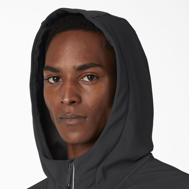 Black Dickies Ultimate ProTect Zip Men's Hoodie | 307-VDKACM