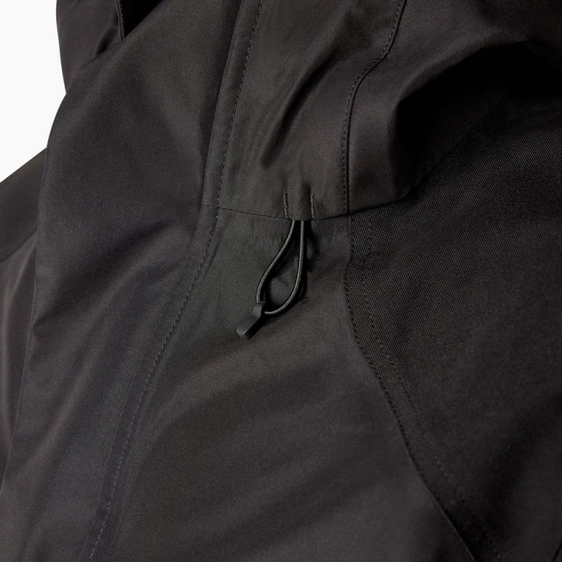 Black Dickies Waterproof Shell Men's Jacket | 451-MEFBZN