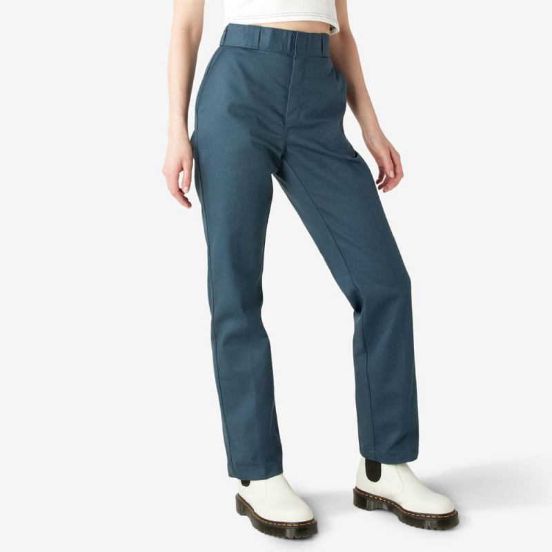 Blue Dickies 874® Women's Work Pants | 678-TSFKEG